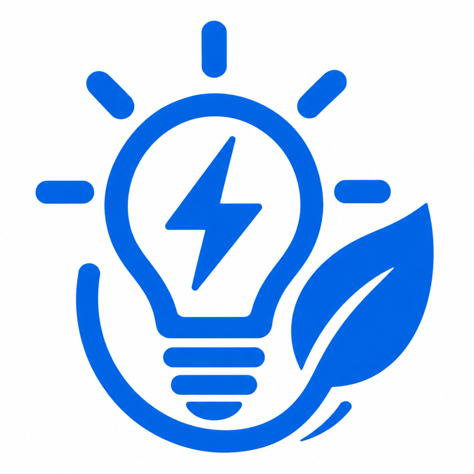 Blue Eco Energy Lightbulb